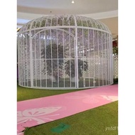 Sangkar Burung Parrot Kulit Harimau Besar Sangkar Burung Besi Logam Besar Sangkar Merak luar rumah B