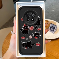 Casing hp for Realme 12 4G 13 4G 12 Plus 5G Narzo 70 Pro 5G P1 5G Case Cat Cherry Guitar Case Good S