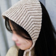 手作-編織毛帽-鉤針系列-髮帶-髮帽