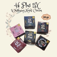 4K Plus 5X Whitening Night Cream Underarm Cream Day Cream BB Cream