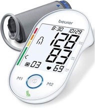 Beurer - 德國博雅 BM55 特大螢幕手臂式血壓計 5年保養 全自動測量血壓及脈搏 心律失常檢測在可能心律紊亂的情況下發出警告