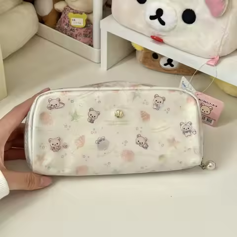 Rilakkuma Dream Ocean Series Three-Layer High-Looking Waterproof Pencil Case