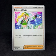 Pokemon TCG Emcee's Hype 163/182 2025 Scarlet & Violet Destined Rivals