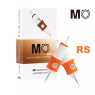 MO GEN 2 Tattoo Needle Cartridge 20pcs/box RS(Round Shader) With Clear Tip, Finger Ledge, Soft Membr