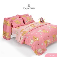 🔴 [New] Fountain ลายการ์ตูน ลิขสิทธิ์แท้ ผ้าปู ปลอกหมอน ปลอกข้าง
