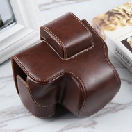 สำหรับ Nikon Z50/Z30กล้องเต็มรูปแบบกระเป๋าเคสหนังสำหรับกล้องแม่เหล็กที่มีสายรัด (กาแฟ) (ขาตั้งกล้อง