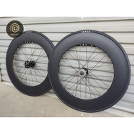 90mm FIXIE Deep Section Aluminium Wheelset | Fixed Gear Aero Profile Bicycle Wheels
