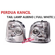 KANCIL BARU 02 UP TAIL LAMP ALBINO SET // TAILLAMP FULL CLEAR LAMPU ALBINO FULL WHITE LAMPU BELAKANG