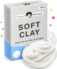 Soft Clay for Slime Making, Moldable Modeling Clay Slime for Art & Craft for Kids, Add to Glue and S