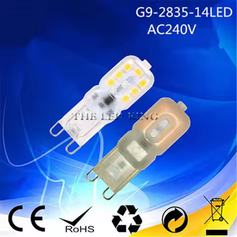 High Quality G9 LED Bulb 6W 9W 14Leds 22Leds Non Dimmable Bombillas LED G9 220V For Decor Chandelier