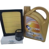 A631# PERODUA ATIVA 1.0 TURBO OIL FILTER + AIR FILTER + KOYOMA 10W40 SEMI SYNTHETIC ENGINE OIL
