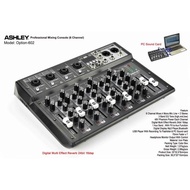 Ashley Option 602 Original 6 Channel Bluetooth Mixer - PC Soundcard a