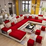 sofa U minimalis - kursi ruang tamu keluarga - SOFA MODERN