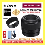 Sony FE 50mm F1.8 SEL50F18F For Sony Full Frame FE Mount | 1 Year Sony Malaysia Official Warranty