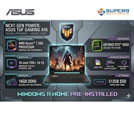 ASUS TUF FA608U-HRV068W Gaming Laptop (AMD R7 260, 16GB DDR5, 512GB ssd, Nvidia RTX5050 8GB, 16" WUX