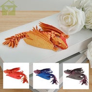 Feathered Wyvern Dragon 3D Printed Dragon Funny Articulated Dragon Decorative 3D Dragon Joints Mobil