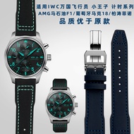 Suitable for IWC IWC Pilot The Little Prince/Mercedes-AMG Horse Oil F1 Fabric Nylon Men's Watch Stra