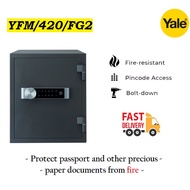 Yale YFM/420/FG2 - Yale Electronic Office Document Fire Safe Box (Large) / Peti Besi / Safe Box / Pe