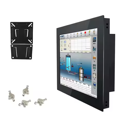 10" 12" 15 Inch Industrial Computer All In One PC Mini Tablet PC Panel With Resistive Touch Screen I
