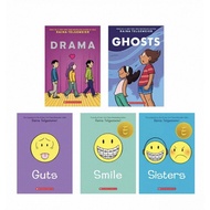 【SG Stock】Raina Telgemeier Series (Sisters, Drama, Smile, Ghosts, Guts,Share Your Smile,Baby-Sitters