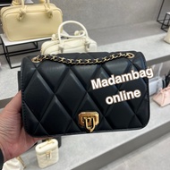CHARLES & KEITH Arwen Diamond Quilt Shoulder Bag Clutch Shape
