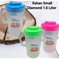 ESKAN SMALL DIAMOND 1.5L PLASTIC TEAPOT/ SMALL DIAMOND WATER JAR/