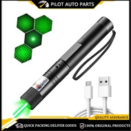 Powerful Green Laser Pointer Beam 5Mw Single Point Laser Pointe Pen Rechargeable Compact Size Presen