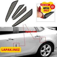 4PCS UNIVERSAL CAR DOOR BUMPER CARBON STICKERS BY INE'Z COLLECTION