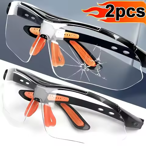 Clear Eye Sand Prevention Windproof Safety Riding Goggles Vented Glasses Work Lab Laboratory Safety