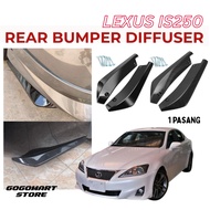 LEXUS IS250 2005 Bumper Lip Front Rear Skirting Diffuser Protector Guard Body Kit Anti-Scratch is250