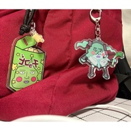 Mob Psycho Anime Keychain Women Ekubo Miku Acrylic Key Chain Funny Man Keyring Bag Pendant