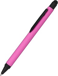 Onlinen Ballpoint Pen Aluminium Stylus Pink, Retractable Ballpoint Pen Made of Aluminium, Replaceabl