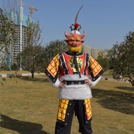 86西游记演出牛魔王演出服成人套装全套表演服装舞台道具面具86 Journey to the West Performance Bull Demon King Performance Costume 