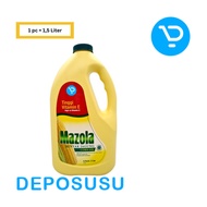 MINYAK MAZOLA OIL 1.5 LITER : SUNFLOWER / SOYABEAN / CANOLA / CORN OIL