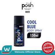 Posh Body Spray Cologne Men Cool Blue Botol 150ml