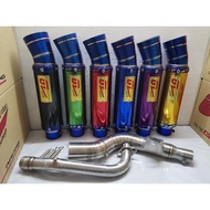 [ EX5 high power HP ] GL RACING BIG CORK EXHAUST EKZOS PIPE ( 28mm stainless steel )