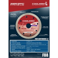 Coolman 4" Diamond Cutter / Cutting Disc - S88 / T88 / CT88 / C88 / A88 / G88 / D180SE / CW100A |PEM