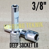 JTC 360XX STAR DEEP SOCKET - WOMEN'S STAR SOCKET WRENCH 3/ 8"DR E6 E7 E8 E10 E12 E14