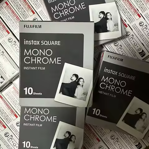Instant Films Original Fujifilm Instax Square Film White Edge Photo Paper for Fujifilm SQ40 SQ10 SQ6