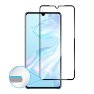 ToughTech Huawei P30 3D 曲面玻璃優質屏幕保護貼 - 黑