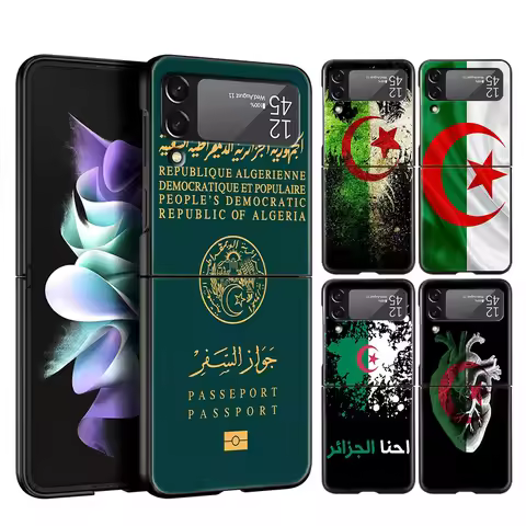 Hard PC Phone Case For Samsung Galaxy Z Flip 6 5 4 Black Cover For Galaxy Z Flip 3 Foldable Shockpro