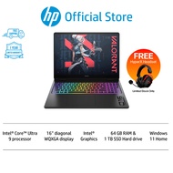 HP OMEN MAX Gaming Laptop 16-ah0096TX, Black | Intel Ultra 9 with AI 13 NPU | RTX5090 | 64GB RAM | 1