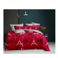 9.9 SET CADAR BERCORAK COMFORTER ( 7 IN 1 ) Size QUEEN