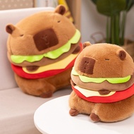 Mainan Mewah Burger Capybara Comel Burger Capybara Doll Mainan Mewah Kanak-kanak Mesin Hadiah Ulang 