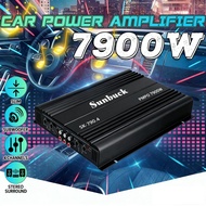 🔥Ready Stock🔥Sunbuck Car Amplifier 7900W  Audio Power Amplifier Car 4 Channel Equalization AMP Stere