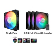 Cooler Master SickleFlow 120 ARGB Fan | 12cm Addressable RGB LED Casing | Sickle Flow Case Fan| Sing