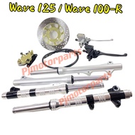 Wave 125 125 S 125 X/Wave 100 R/Wave125 Front Fork Set&amp;Master Brake Pump&amp;Caliper Brake&amp;Disc Brake Plate&amp;Brek Hose Pipe