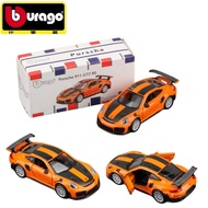 Bburago Porsche 911 GT2 RS Orange 1:64 Die-Cast Alloy Model Car – Authentic Supercar Collectible Toy