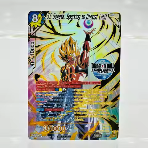 2024 Dragon Ball Super TCG BT22-137 SR SS Gogeta Gold Foil Texture 10 Gem Mint DBZ Collectible Card