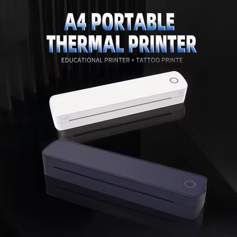 Portable A4 Tattoo Printer Inkless Thermal Printer Wireless Bluetooth Multifunctional Tattoo Stencil